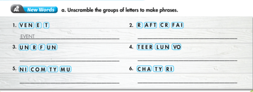 Smart World 7 Workbook giải bài tập Unit 6 Lesson 2