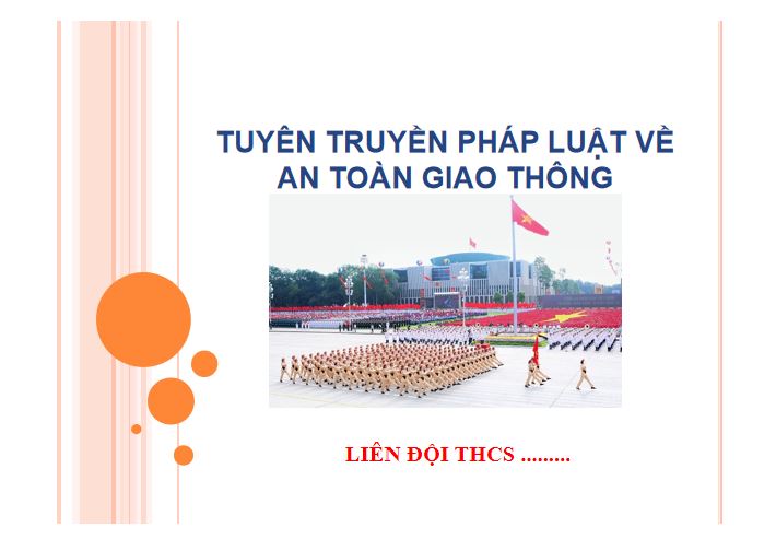 Mẫu powerpoint tuyên truyền về an toàn giao thông