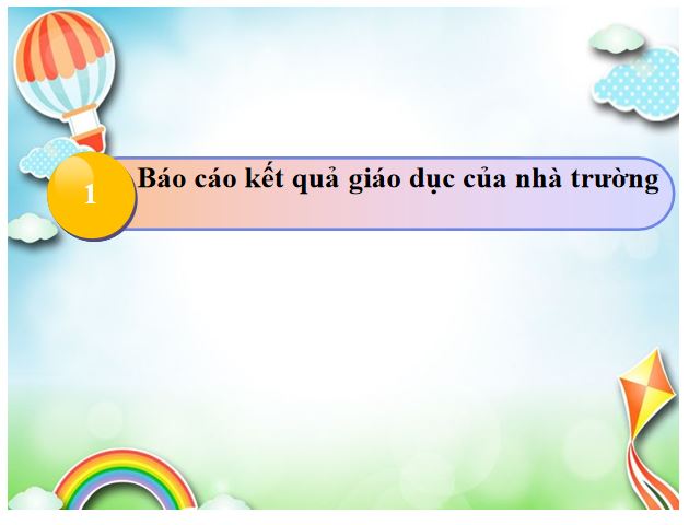 PowerPoint họp phụ huynh cuối kì 1 - Mẫu số 2