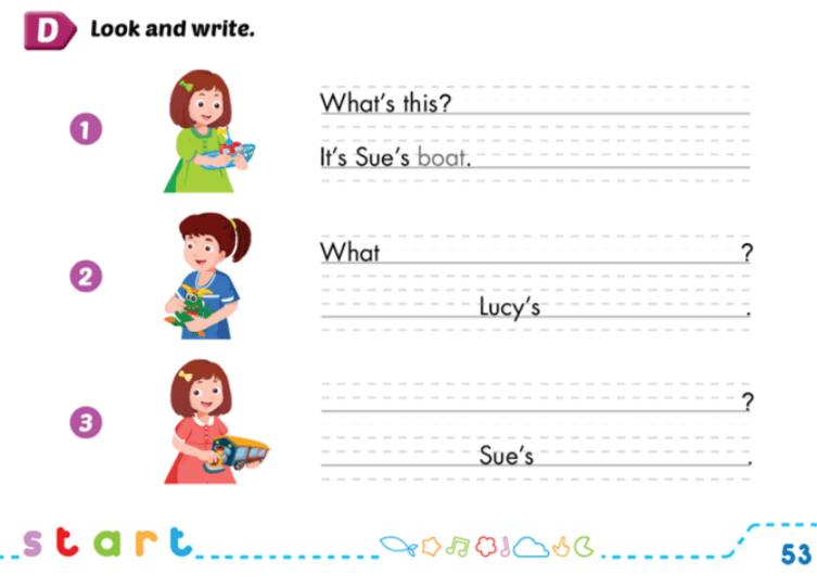 Giải SBT i-Learn Smart Start 3 Unit 5 Lesson 2