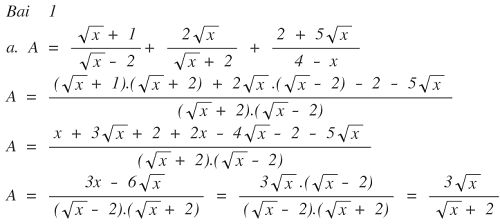 Cho biểu thức A. R&uacute;t gọn biểu thức A. T&igrave;m x để A = 2. T&igrave;m x nguy&ecirc;n để A l&agrave; số nguy&ecirc;n