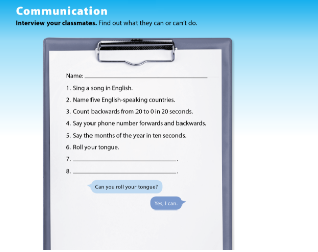 Soạn Anh 6 Unit 7 Pronunciation and Communication SGK
