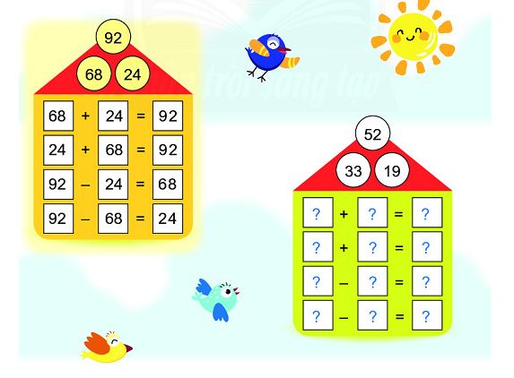 Bài 3 (trang 94 SGK Toán 2 tập 1)