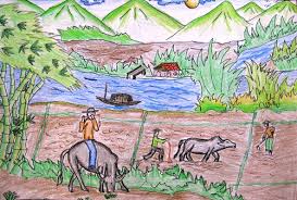 Vẽ tranh đề t&agrave;i phong cảnh