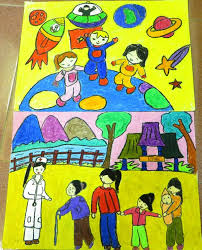 Vẽ tranh đề t&agrave;i ước mơ của em