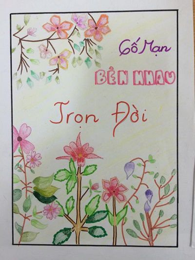 Vẽ tranh trang tr&iacute; b&igrave;a lịch treo tường