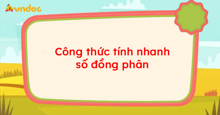 Công thức tính nhanh số đồng phân