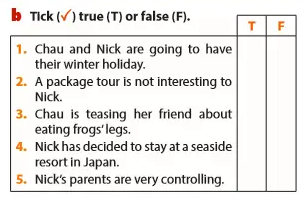 Soạn Anh 9 Getting Started Unit 8: Tourism