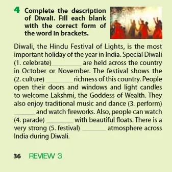 Review 3 lớp 7 Language Focus