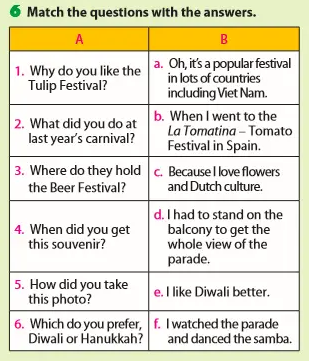 Review 3 lớp 7 Language Focus