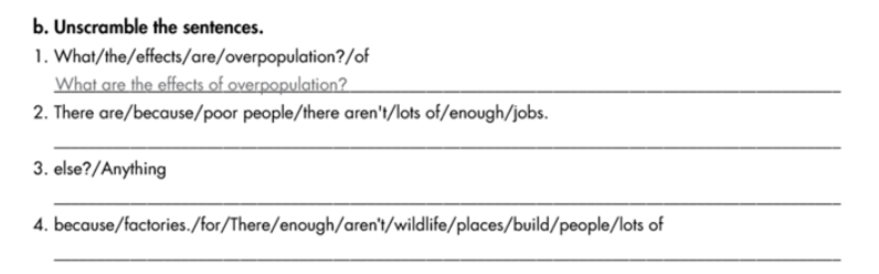 Smart World 7 Workbook giải bài tập Unit 7 Lesson 2