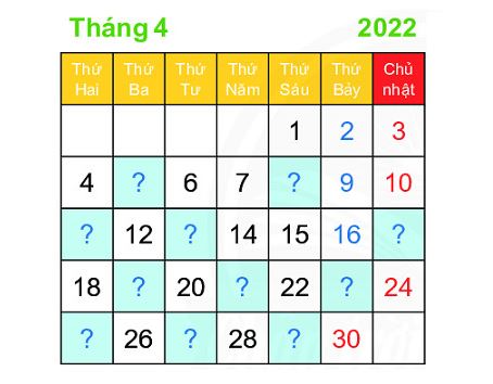 Bài 1 (trang 111 SGK Toán 2 tập 1)