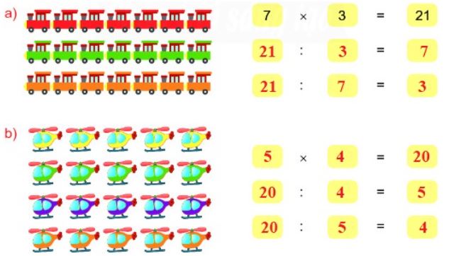 Bài 1 (trang 19 SGK Toán 2 tập 2)