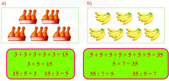 Bài 1 (trang 31 SGK Toán 2 tập 2)