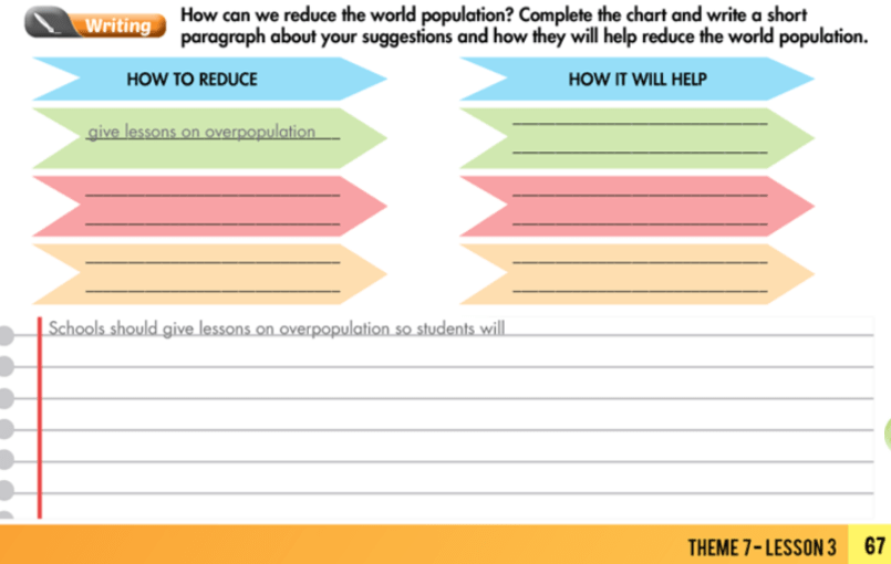 Smart World 7 Workbook giải bài tập Unit 7 Lesson 3