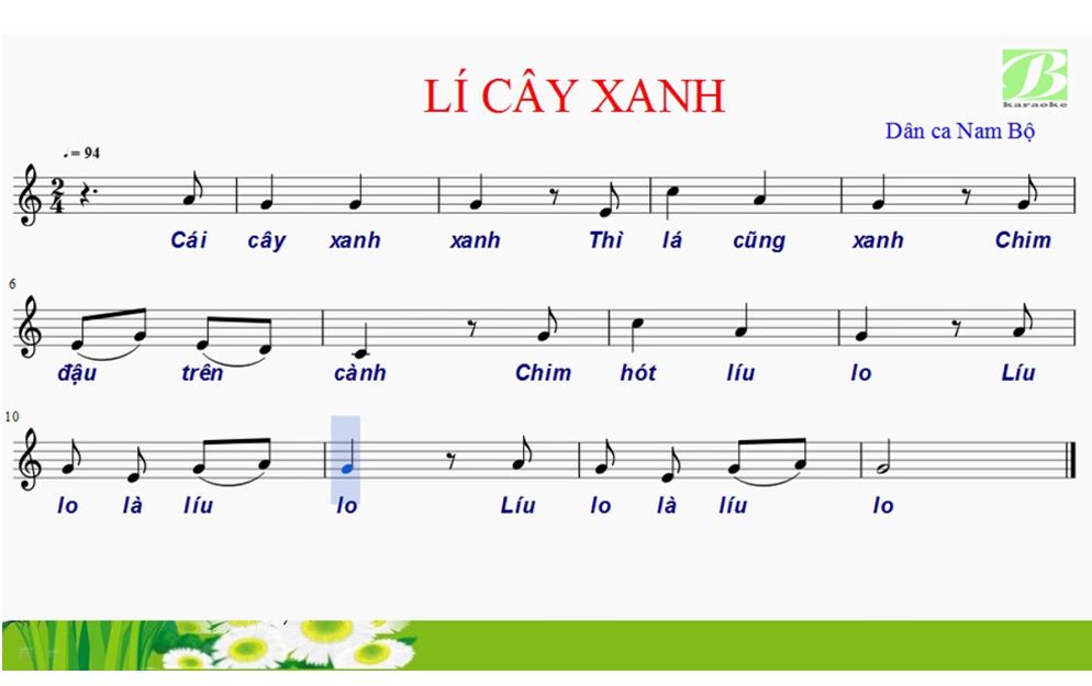 Sản phẩm cuối khóa Module 9 môn Âm nhạc