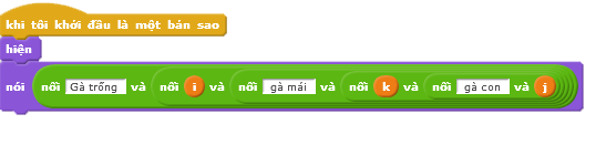 Giải Bài tập Scratch