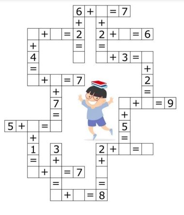 Bài toán điền số vào ô phép tính trong phạm vi 10