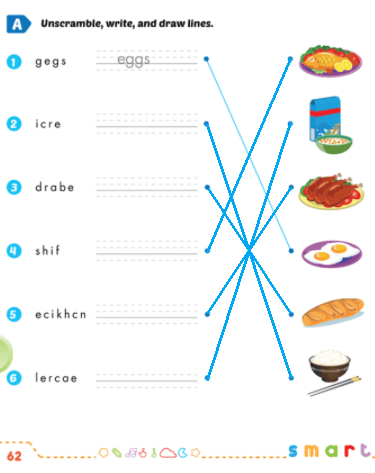 Giải SBT i-Learn Smart Start 3 Unit 6 Lesson 1