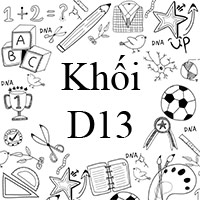 Khối D13 gồm những môn nào?