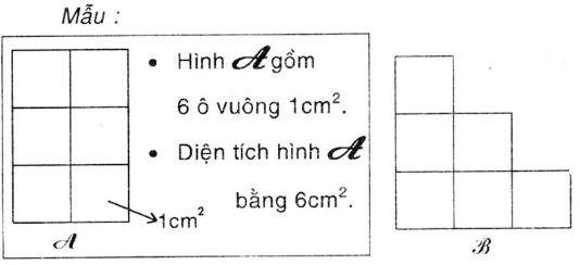 Đơn vị đo diện tích. Xăng-ti-mét vuông Giải bài tập trang 151 SGK Toán 3
