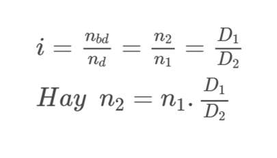 tính chất bộ truyền líp