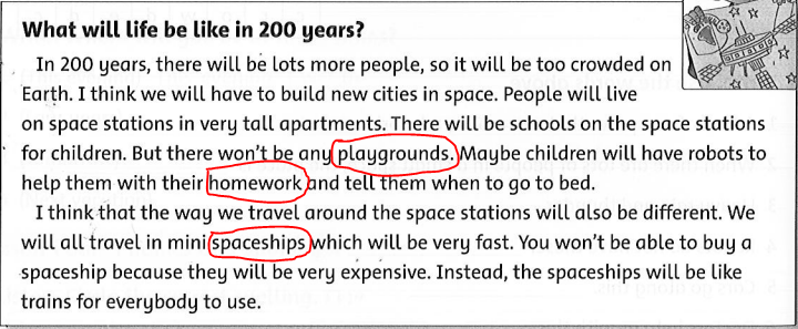 Family and friends 5 workbook Unit 9 lesson 6