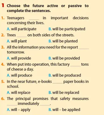 Tiếng Anh 9 Unit 11 A Closer Look 2