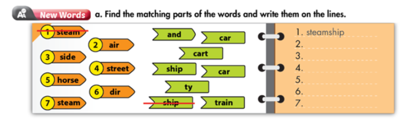 Smart Word Workbook 7 giải bài tập Unit 9 Lesson 2