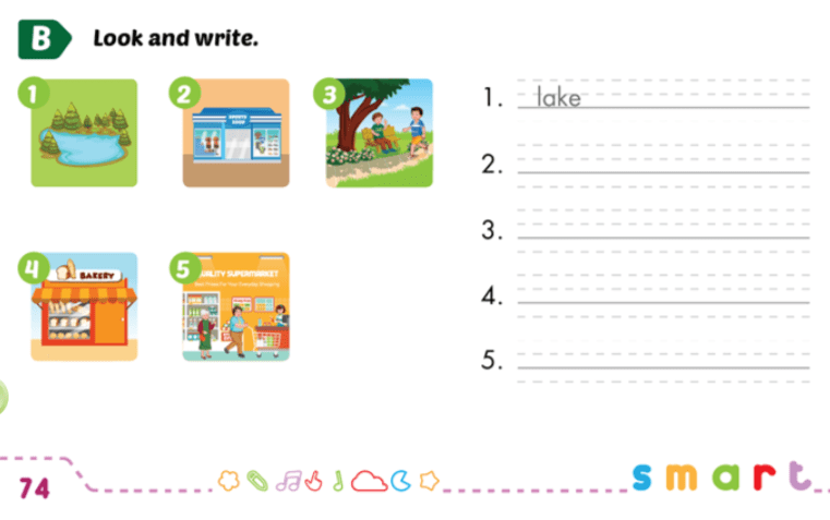 Giải SBT i-Learn Smart Start 3 Unit 7 Lesson 1