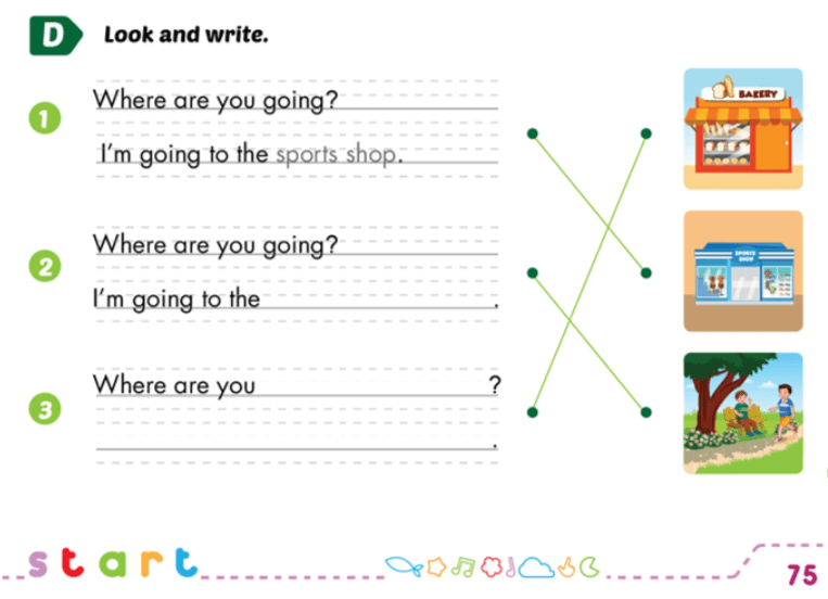 Giải SBT i-Learn Smart Start 3 Unit 7 Lesson 1