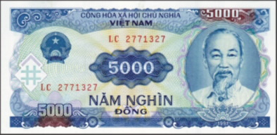  Giấy bạc 5.000 đồng