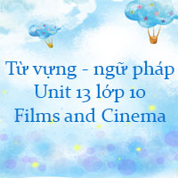 Từ vựng - ngữ pháp tiếng Anh lớp 10 Unit 13 Films and Cinema