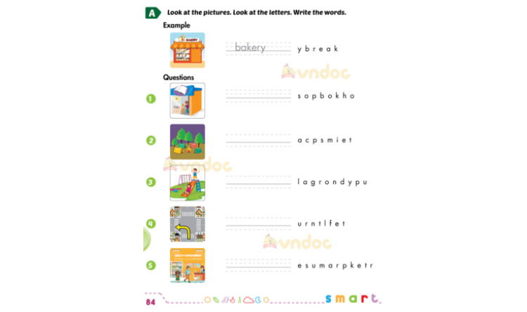 Giải SBT i-Learn Smart Start 3 Unit 7 Lesson 6