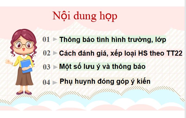 Powerpoint họp phụ huynh cuối năm
