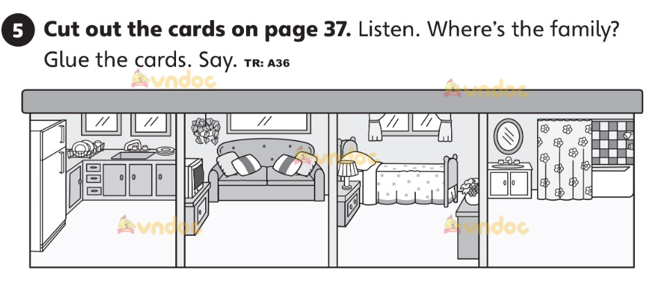 Giải Tiếng Anh lớp 1 Unit 3 My family trang 20 21 SBT