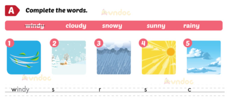 Giải SBT i-Learn Smart Start 3 Unit 8 Lesson 1