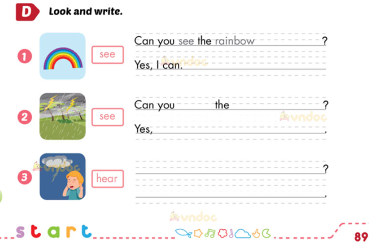 Giải SBT i-Learn Smart Start 3 Unit 8 Lesson 2