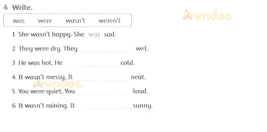 Family and Friends 3 Workbook Review 4