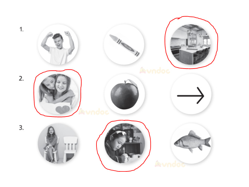 Giải Tiếng Anh lớp 1 Unit 3 My family trang 23 SBT