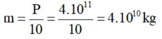 Áp suất ở tâm Trái Đất có trị số vào khoảng 4.10