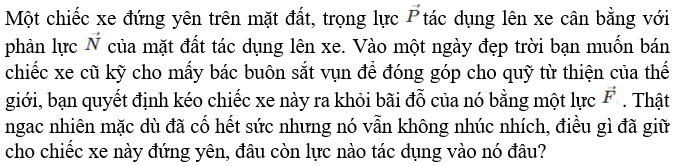 lực ma sát nghỉ