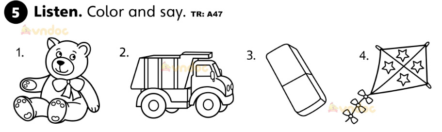 Giải Tiếng Anh lớp 1 Unit 4 My body trang 28 SBT
