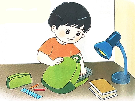 Bài 2: Trong chiếc cặp của em