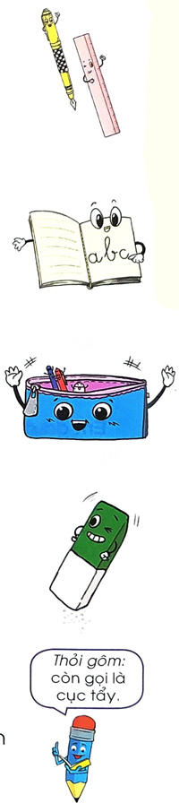 Bài 2: Trong chiếc cặp của em