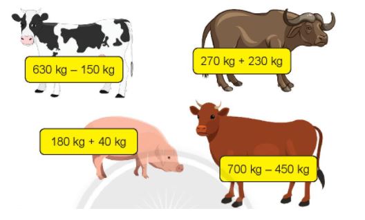 Bài 1 Toán lớp 2 trang 93 tập 2