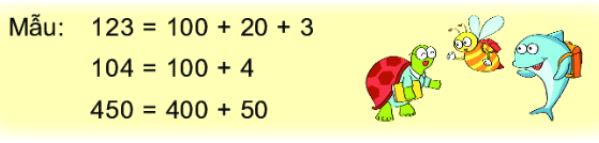 Bài 2 (trang 56 SGK Toán 2 tập 2)