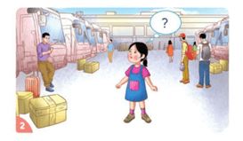 Tình huống 2: Bị lạc ở bến xe