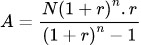 Công thức tính lãi suất