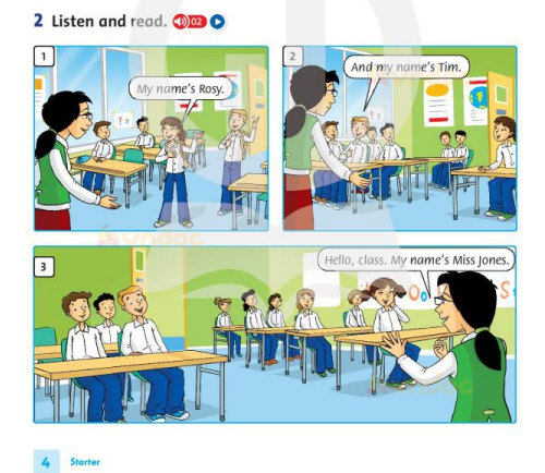 Family and Friends 3 Starter Lesson 1